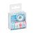 Kit 5 Rolos Washi Tape Com Dispenser Azul Claro - Imagem 1