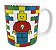 Caneca Reta Branca 300 ml. - Imagem 1
