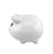 Cofre Porquinho Branco - Imagem 3