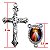 Conjunto Entremeio de Jesus Misericordioso e Santa Faustina + Crucifixo da Santíssima Trindade - O Pacote com 12 Conjuntos - Cód.: 8775 + 7887 - Imagem 2