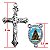 Conjunto Entremeio de Nossa Senhora Aparecida e São Jorge + Crucifixo da Santíssima Trindade - O Pacote com 12 Conjuntos - Cód.: 8775 + 7887 - Imagem 2