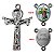 Conjunto Entremeio de São Cristóvão + Crucifixo da Santíssima Trindade - O Pacote com 12 Conjuntos - Cód.: 4848-8844 - Imagem 1