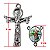 Conjunto Entremeio de São Cristóvão + Crucifixo da Santíssima Trindade - O Pacote com 12 Conjuntos - Cód.: 4848-8844 - Imagem 2