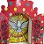 Mini Capelinha Oratório do Divino Espírito Santo em MDF - Vermelha - A Peça - Cód.: 9754 - Imagem 3
