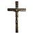 Crucifixo em Metal - Cor Ouro Velho - 24 cm - A Peça - Cód.:  871 - Imagem 1