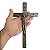 Crucifixo em Metal - Cor Ouro Velho - 24 cm - A Peça - Cód.:  871 - Imagem 6