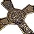 Crucifixo em Metal - Cor Ouro Velho - 16 cm - A Peça - Cód.:  873 - Imagem 3