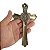 Crucifixo em Metal - Cor Ouro Velho - 16 cm - A Peça - Cód.:  873 - Imagem 7