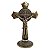 Cruz de Mesa em Metal - Cor Ouro Velho - 11 cm - A Peça - Cód.: 874 - Imagem 1