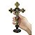 Cruz de Mesa em Metal com Medalha de São Bento - Cor Ouro Velho - 22,5 cm - A Peça - Cód.: 4275 - Imagem 7