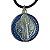 Cordão Medalha de São Bento em Metal - Prateada - A Dúzia - Cód.: 6854 - Imagem 2