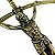 Cruz de Parede em Metal - Cor "Ouro Velho" - 23 cm - A Peça - Cód.: 7986 - Imagem 3