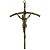 Cruz de Parede em Metal - Cor "Ouro Velho" - 23 cm - A Peça - Cód.: 7986 - Imagem 1