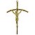 Cruz de Parede em Metal - Cor Dourada - 23 cm - A Peça - Cód.: 7989 - Imagem 1