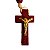 Terço em madeira do Divino Espírito Santo com Folheto de Oração - Pacote com 3 peças - Cód.: 9071 - Imagem 4
