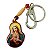Chaveiro em Madeira do Sagrado Coração de Maria - com Mosquetão - Pacote com 3 peças - Cód. 3661 - Imagem 1