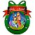 Guirlanda de Natal em MDF - Modelo 1 - A Peça - Cód.: 8156 - Imagem 1