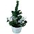 Mini Árvore de Natal - 15 cm - Prateada - A Peça - Ref.: NTF4701 - Imagem 1
