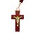 Terço em Madeira do Sagrado Coração de Jesus e Rosa Mística - Entremeio Oval - Pacote com 6 Peças - Cód.: 0893 - Imagem 4