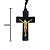 Terço com Entremeio Resinado do Sagrado Coração de Jesus e Nossa Senhora Aparecida - Cor Preto - O Pacote com 6 Peças - Cód.: 8757 - Imagem 3