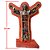Cristo Redentor em Madeira e Metal de Mesa e Parede - A Peça - Cód.: 8435 - Imagem 2