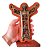 Cristo Redentor em Madeira e Metal de Mesa e Parede - A Peça - Cód.: 8435 - Imagem 6