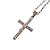 Crucifixo em Aço Inox com Corrente e Caixa - O Pacote com 3 Peças - Cód.: 212 - Imagem 3