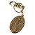 Chaveiro Medalha de Nossa Senhora das Graças em Metal - Cor Dourado - Pacote com 6 Peças - Cód.: 5393 - Imagem 2