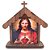 Capelinha Oratório em MDF - Sagrado Coração de Jesus - Pacote com 3 Peças - Cód.: 5254 - Imagem 1