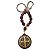 Chaveiro de Medalha de São Bento em Madeira - Com Mosquetão - Pacote com 3 Peças - Cód.: 0301 - Imagem 1