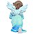 Anjo da Guarda com Sino em Resina - Azul - A Unidade - Cód.: 8875 - Imagem 4