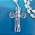 Terço em Plástico - Nossa Senhora Aparecida e Sagrado Coração de Jesus - Branco - Transparente - A Dúzia - Cód.: 8897 - Imagem 4