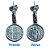 Brinco de São Bento - Em Aço Inox - Pacote com 3 Pares - Cód.: 5220 - Imagem 2