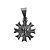 Medalha em Aço Inox do Divino Espírito Santo - O pacote com 6 peças - Cód.: 7453 - Imagem 1
