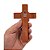 Cruz de Parede em Madeira e Metal - 13 cm - O Pacote com 3 Peças - Cód.: 8256 - Imagem 4