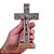 Cruz de São Bento em MDF com Cristo - 14 cm - Mesa e Parede - O Pacote com 3 Peças - Cod.: 9091 - Imagem 4