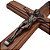 Cruz de Parede em Madeira co Medalha de São Bento - 37 cm - A Peça - Cód.: 8697 - Imagem 4