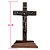 Mini Cruz de Mesa em Metal com Base em Madeira - 10 cm - O Pacote com 3 Peças - Cód.: 8707 - Imagem 2