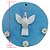 Mandala Redonda Divino Espirito Santo de Parede - Cor Azul - O Pacote com 3 Peças - Cód.: 9839 - Imagem 2