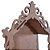 Oratório Capela em MDF Crú - 20 cm - O Pacote com 3 Peças - Cód.: 8995 - Imagem 4