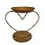 Castiçal Litúrgico para Altares em Metal Dourado - 15 cm - O Pacote com 3 Peças - Cód.: 8289 - Imagem 5