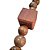 Divino Espirito Santo de Parede com PomPom - em Madeira - 90 cm - O Pacote com 2 Peças - Cód.: 9879 - Imagem 4