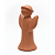 Estatua de Anjo em Cerâmica - Marrom - A Peça - Cód.: 9822 - Imagem 2