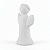 Estatua de Anjo em Cerâmica - Gelo - A Peça - Cód.: 9822 - Imagem 2