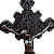 Cruz de Mesa Raio Pequeno em Metal - 15 cm - O Pacote com 3 Peças - Cód.: 9231 - Imagem 4