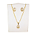 Conjunto Brincos e Colar de Nossa Senhora Aparecida - A Peça - Cód.: 8200 - Imagem 2