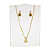 Conjunto Brincos e Colar de Nossa Senhora Aparecida - A Peça - Cód.: 8153 - Imagem 2