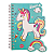 Caderno de Anotações Estampa de Unicórnio - O Pacote com 3 Peças - Código.: 7908732312138 - Imagem 1