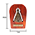 Adorno de Mesa de Nossa Senhora Aparecida em Madeira - A Peça - Cód.: 8294 - Imagem 3
