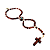 Terço Pulseira em Madeira de Nossa Senhora da Conceição - O Pacote com 6 Peças - Cód.: 1911 - Imagem 1